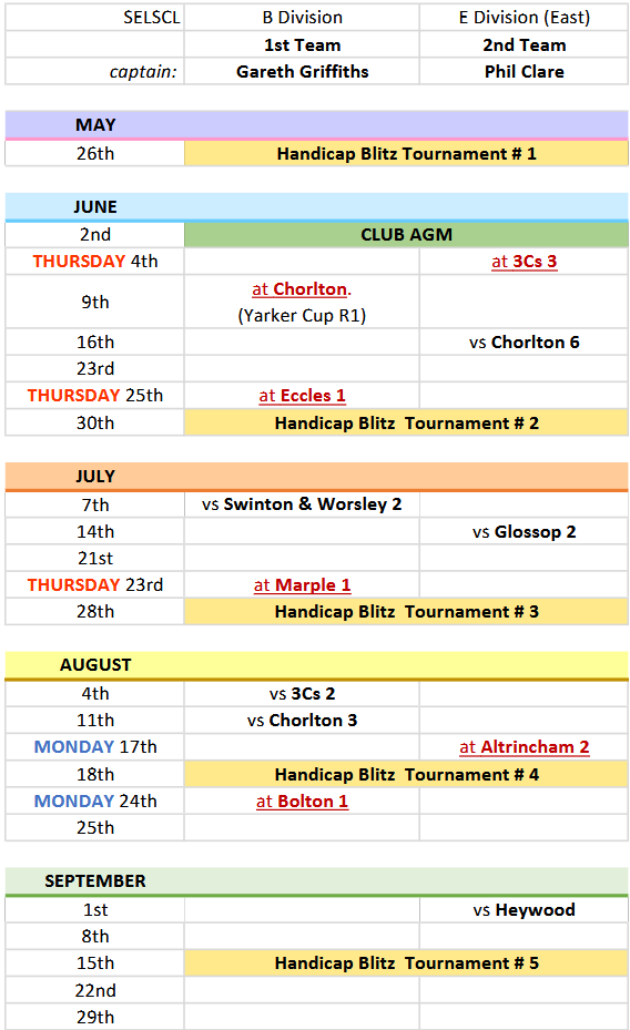 SCC Summer Calendar 2026